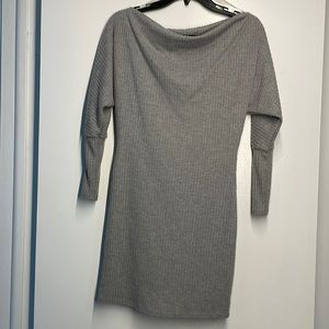Sweater mini dress tunic